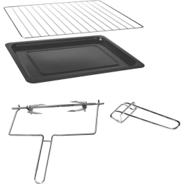 Continental Edison CEMF45DIG Mini Horno Eléctrico 45L Negro 2000W con Asador y Convección Natural