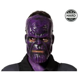 Máscara Morada y Negra con Arrugas para Villano Musculoso - Ideal para Halloween, Cómics y Eventos de Ciencia Ficción Precio: 0.99000022. SKU: B1JHQANTLA