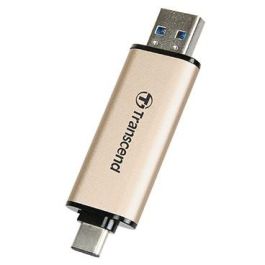 Transcend JetFlash 930C USB 3.2 256GB Tipo-A/C Oro 420MB/s Lectura, 400MB/s Escritura
