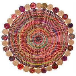Alfombra Indio DKD Home Decor Multicolor 160 x 1 x 160 cm Precio: 86.49999963. SKU: S3027342