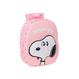 SAFTA Mochila 3D Snoopy 33cm con Diseño Frontal Termoconformado y Bolsillo Lateral Portabotellas Precio: 11.49999972. SKU: B15GXP6JJ2