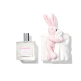 Jacadi Eau de Cologne vaporizador sin alcohol 100 ml + Peluche Rabbit Jacadi 1 u | Toute Petite Estuche 2 pz