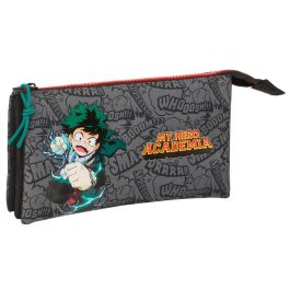 Safta Bolso Escolar Portatodo My Hero Academia Triple. Estuche con 3 Cremalleras y Compartimentos. Dimensiones 120x30x220 mm. Precio: 9.89000034. SKU: B17NMDE4RC