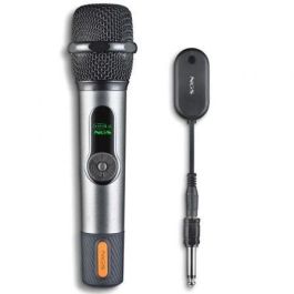 NGS SINGERSTAR Micrófono Inalámbrico Dinámico, 2.4GHz, 15m Alcance, 30h Batería, Jack 3.5/6.3mm, Control Volumen y Eco para Karaoke, Fiestas y Eventos Precio: 40.49999954. SKU: B1BCRKGJBJ