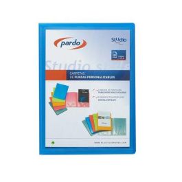 Carpeta Fundas (Tarifario) Pardo Studio Style Personalizable Pp A4 10 F. Azul Precio: 4.49999968. SKU: B1E2BV8JJS