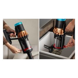 Dyson V16 Piston Animal Submarine Aspiradora Escoba 3 en 1 Sin Bolsa 900W 315AW 1.3L Negro Cobre, Filtro HEPA, Turbo, Pantalla LCD