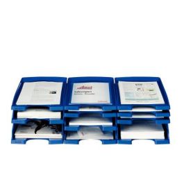 Set de Bandejas organizadoras Leitz Plus Jumbo Azul (4 Unidades)