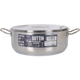 Cacerola con tapa de acero inoxidable Quttin 30 cm, 7.5L (2 Unidades) Cacerola con tapa de acero inoxidable Quttin 30 cm, 7.5L (2 Unidades)