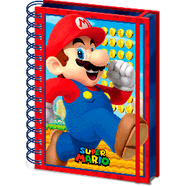 PYRAMID Cuaderno lenticular A5 Super Mario Nintendo 14,8 cm x 21 cm Precio: 8.88999947. SKU: B14TP8W7S2