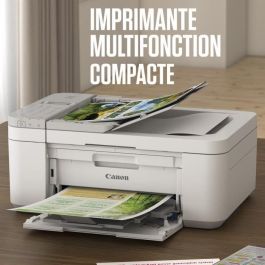 Canon TR4756i 5074C046 Multifunción 4 en 1 Fotográfica WiFi Duplex Fax Blanca para Oficina en Casa