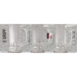 La Mediterranea Set de 3 Jarritas con Asa Dropp 40 cc, Ø 3.6 x 6.5 cm, 86 g cada una (36 Cajas)