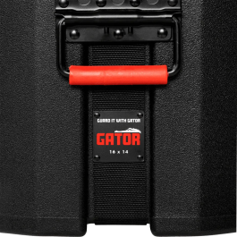 Gator Estuche para Tom Base 16" x 14" GC-1614 con Interior de Terciopelo