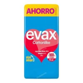 Evax Compresa Higiénica Cottonlike Alas Normal Plus 28 Unidades Precio: 6.78999984. SKU: B15CKF483X