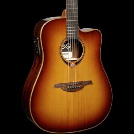 LAG Guitarra Acústica Dreadnought Cutaway Tramontane 118 A/E - Brown Shadow | Electroacústica Precio: 582.960576. SKU: B1JR55SBF8