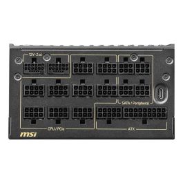 MSI MEG Ai1600T PCIE5 Fuente de Alimentación para PC 1600W ATX 80 PLUS Titanium Totalmente Modular Negra