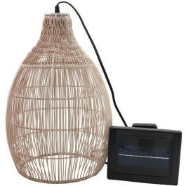 Lumisky LUM3760093545754 Lámpara Colgante Solar HOLIDAY H42 cm Cestería Bohemia Tejida Natural LED Blanco Cálido Precio: 108.99173252. SKU: B18C2LYGH5