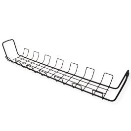 ROLINE 17.03.1305 Panel Guíacables Under Tisch para Escritorio Negro