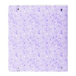 Safta Carpeblock PP Foam 4 Ani 35mm c/Recambio Light Purple Flowers 27x32x4 cm