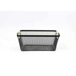 Cesta de metal organizadora Confortime 33.2 x 22.6 x 13.5 cm (10 Unidades) Cesta de metal organizadora Confortime 33.2 x 22.6 x 13.5 cm (10 Unidades)