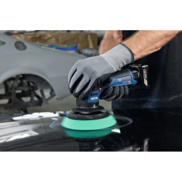 Bosch Professional Pulidora orbital aleatoria GPX 12V-125 12V con plato de soporte y pulido de 125 mm, batería no incluida