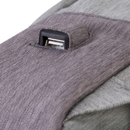 Rivacase 7562 Mochila Prater para Portátil 15.6" Gris/Moca con Puerto USB y Resistente al Agua