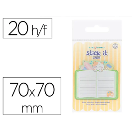 Imaginovo Bloc Notas Adhesivas Meow Fantasía 20 Hojas 70x70 mm Precio: 0.79000053. SKU: B1EXBPLABR