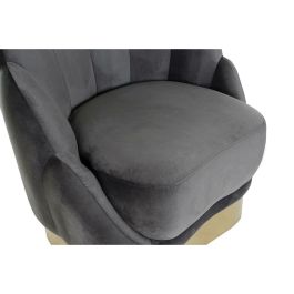 Butaca Moderno DKD Home Decor Gris Oscuro 80 x 85 x 86 cm Butaca Moderno DKD Home Decor Gris Oscuro 80 x 85 x 86 cm