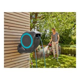 Gardena RollUp S Enrollador de manguera automático de pared 15 m, azul