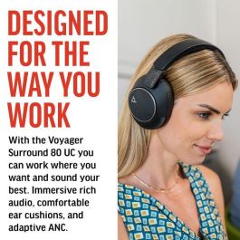 Poly Poly Voyager Surround 80 UC USB-C Headset +USB-C/A Adapter Poly Poly Voyager Surround 80 UC USB-C Headset +USB-C/A Adapter