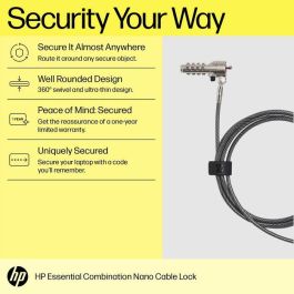 HP Essential Nano Combination Cable Lock HP Essential Nano Combination Cable Lock