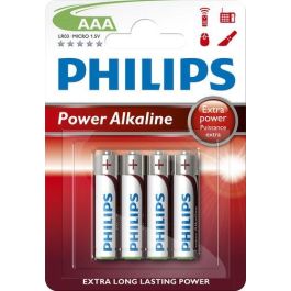 Pilas Philips Lr03 Super Alcalina Blister De 4 (Set de 12) Precio: 26.8899994. SKU: B1792MVTQL