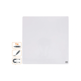 Nobo Pizarra Magnética Blanca para el Hogar 360x360 mm
