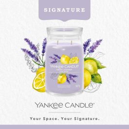 Yankee Candle Signature Large Jar Vela Aromática Limón Lavanda 567 gr