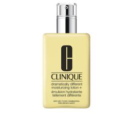 Clinique DRAMATICALLY DIFFERENT moisturizing lotion+ 125 ml, Loción Hidratante Facial, Para Todo Tipo de Pieles, Hipoalergénico, Sin Fragancia