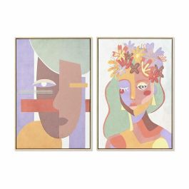Cuadro Urban DKD Home Decor Multicolor 4 x 93 x 63 cm (2 Unidades) Precio: 57.79000051. SKU: S3028647