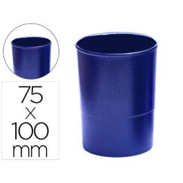 Cubilete Portalapices Q-Connect Azul Opaco Plastico Redondo Diametro 75 mm Alto 100 mm Precio: 1.49999949. SKU: B1ECWARWZY