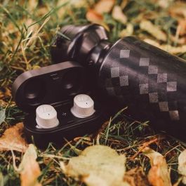 Audio-Technica ATH-SPORT7TW Auriculares Inalámbricos True Wireless Intraaurales para Deportes con Micrófono Integrado Gris