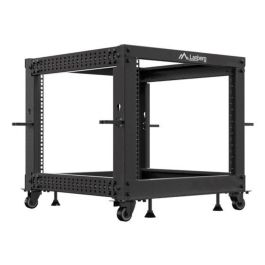 Lanberg OR01-6109-B Armario Rack / Bastidor Independiente 9U Negro, Capacidad Máxima 600 kg, Incluye Rieles y Ruedas Lanberg OR01-6109-B Armario Rack / Bastidor Independiente 9U Negro, Capacidad Máxima 600 kg, Incluye Rieles y Ruedas