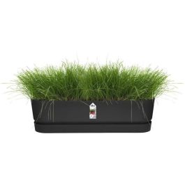 Greenville Oval Planter - Plastic - Ø70 - Negro