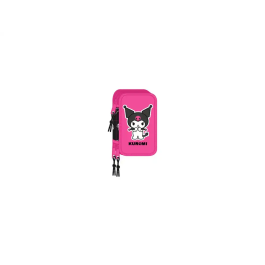 Plumier Triple Kuromi Negro Fucsia 12,5 x 19,5 x 5,5 cm 37 Piezas Precio: 24.58999994. SKU: B17SG6V86K