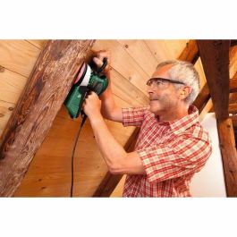 Bosch PEX 400 AE Lijadora Rotorbital Excéntrica Compacta 350W con Plato de 125mm, Velocidad Variable, Sistema Microfiltro y Estuche