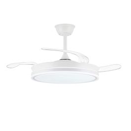 Ventilador de Techo CristalRecord EVO RETRAC Transparente 72 W