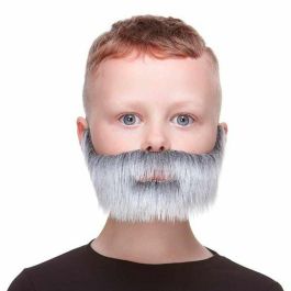 Bigote y barba infantil canosa talla única