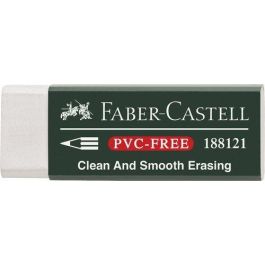 Faber Castell Goma de borrar de plástico blanca para lápiz, 63x22x12 mm Precio: 0.69000008. SKU: B184FGKZ6R