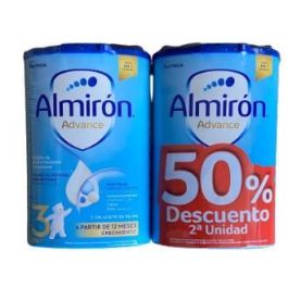 Almirón Advance 3 Bipack 2x800g Leche de Crecimiento para Niños de 2 Años con 50% de Descuento Precio: 46.4999997. SKU: B158CNY2VV