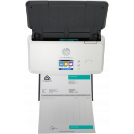 HP Scanjet Pro N4000 snw1 Escáner alimentado con hojas 600 x 600 DPI A4 Negro, Blanco