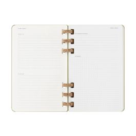 Moleskine Agenda 12M 2026 Espiral Académica L (13x21 cm) Kiwi Tapa Dura DHSPK5212AMWH3Y26