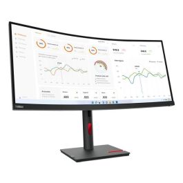 Lenovo Monitor 34" (86.4cm) VA LED Quad HD 3440x1440 21:9 6ms, 350cd/m², 3000:1 con Soporte Cámara Modular HDMI DP