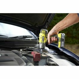 Ryobi Destornillador de 18V con Batería 2.0 Ah, Cargador Rápido y 3 Enchufes