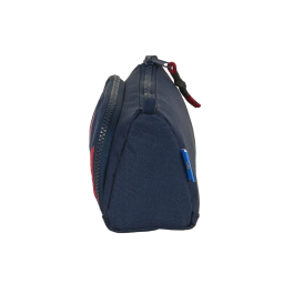 Estuche Escolar F.C. Barcelona Corporativa Azul Granate 20 x 11 x 8.5 cm